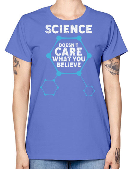 ScienceDoesntCareWhatYouScientistSkinite Scientist Skinite 51# - general science -  Missy T-Shirt