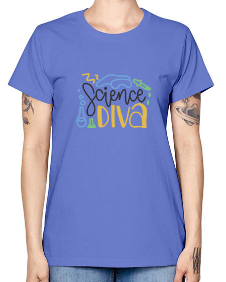 Sciencediva 43# - general science -  Missy T-Shirt