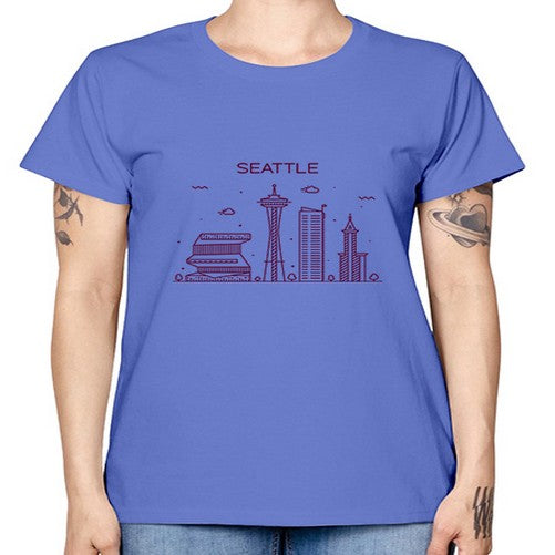 Seattle 1807# - cities -  Missy T-Shirt