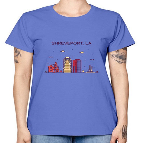 ShreveportLA 1840# - cities -  Missy T-Shirt