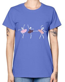 Skeleton ballerinas ballet halloween ballet 184# - ballet -  Missy T-Shirt