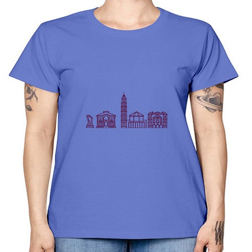 Split 1876# - cities -  Missy T-Shirt