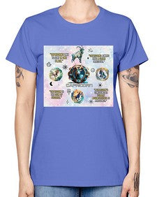 Straight Capricorn 471# - capricorn -  Missy T-Shirt