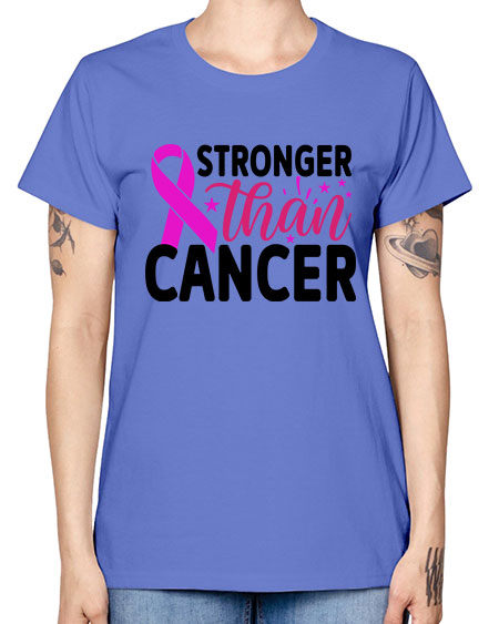 Stronger Than Cancer 6# - breast cancer -  Missy T-Shirt