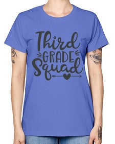 Third Grade Squad 975# - third grade -  Missy T-Shirt