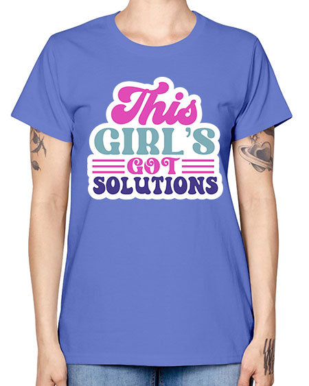 This girls got solutions 16# - general science -  Missy T-Shirt