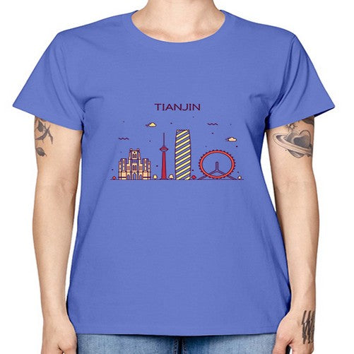 Tianjin 1993# - cities -  Missy T-Shirt