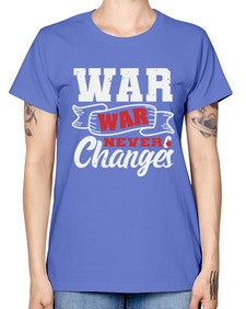 Warwar never changes 54# - video games -  Missy T-Shirt