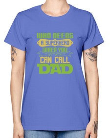 Who needs 266# - cartoon super hero -  Missy T-Shirt