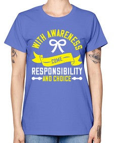 With awareness come responsibility and choice Style 5# - Self awareness -  Missy T-Shirt