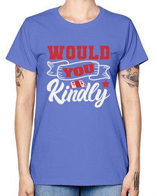 Would you kindly 55# - video games -  Missy T-Shirt