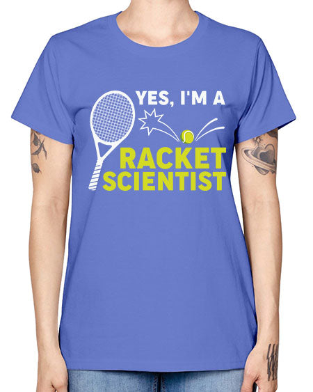 YesImARacketScientistScientistSkinite Scientist Skinite 1# - general science -  Missy T-Shirt