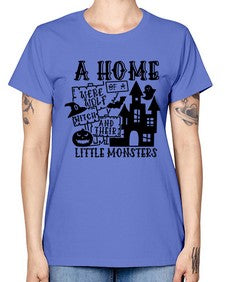 a home of a were wolf witch and their little monsters 53# - witch -  Missy T-Shirt