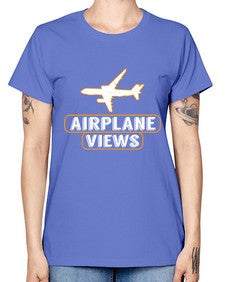 airplane views  5# - airplane -  Missy T-Shirt
