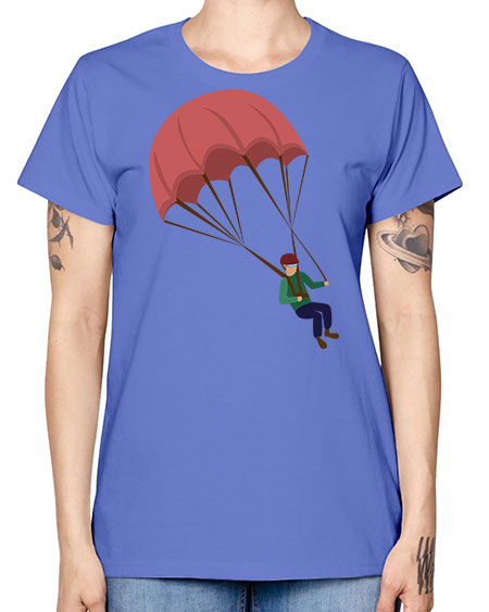 all in one 07# - parachute -  Missy T-Shirt
