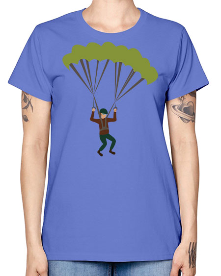 all in one 11# - parachute -  Missy T-Shirt