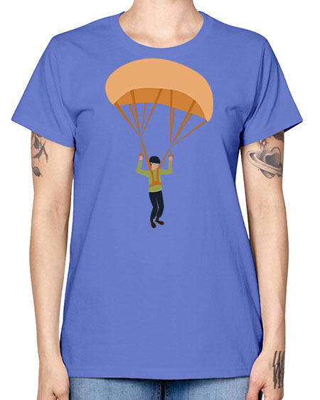 all in one 13# - parachute -  Missy T-Shirt