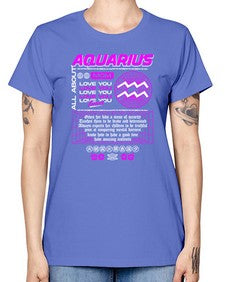 aquarius 86# - aquarius -  Missy T-Shirt
