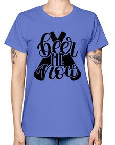 beer me now 657# - beer -  Missy T-Shirt