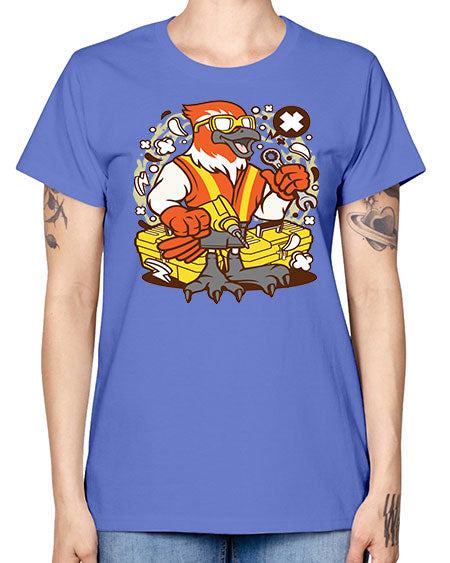 bird mechanic worker 21# - birds -  Missy T-Shirt