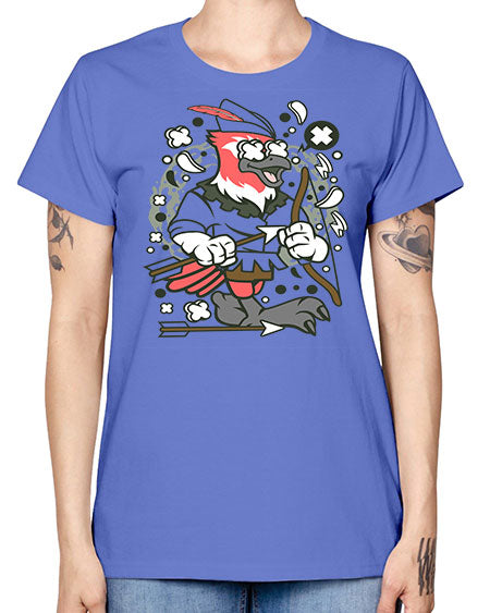 bird robin hood 25# - birds -  Missy T-Shirt