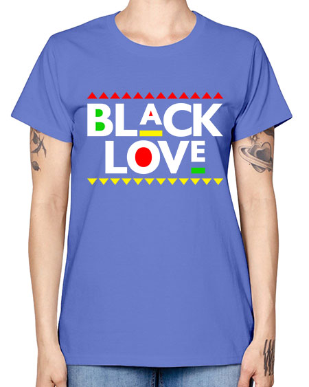 black love 228# - black words and phrases -  Missy T-Shirt