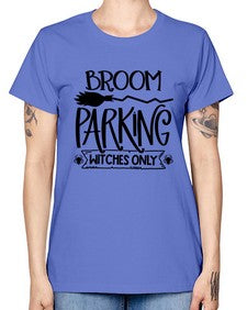 broom parking witches only 46# - witch -  Missy T-Shirt