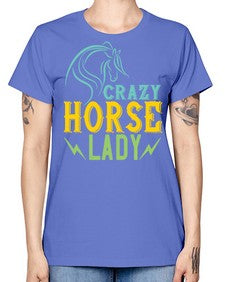 crazy horse lady Style 10# - horse -  Missy T-Shirt