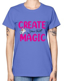 create your own magic 86# - unicorn -  Missy T-Shirt
