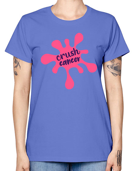 crush cancer Style 14# - breast cancer -  Missy T-Shirt
