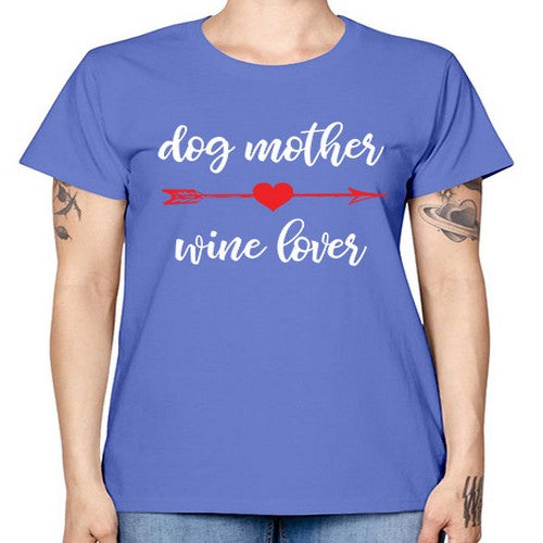 dog mom wine 84# - dogs -  Missy T-Shirt