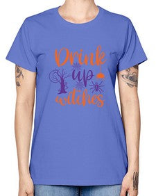 drink up witches 40# - witch -  Missy T-Shirt