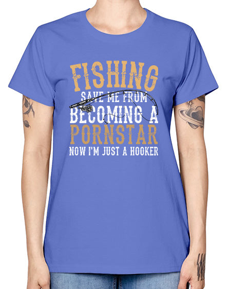 fishing save me 75# - shark-fish -  Missy T-Shirt