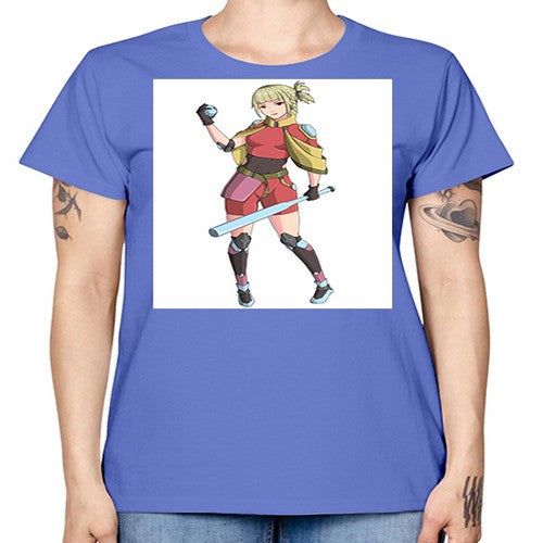 girl bring stick3# - anime -  Missy T-Shirt