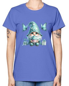 gnome with butterfly 10# - gnome -  Missy T-Shirt