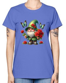 gnome with butterfly 11# - gnome -  Missy T-Shirt