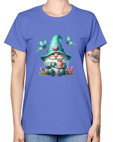 gnome with butterfly 14# - gnome -  Missy T-Shirt