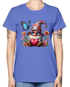 gnome with butterfly 17# - gnome -  Missy T-Shirt