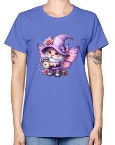 gnome with butterfly 18# - gnome -  Missy T-Shirt