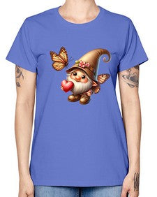 gnome with butterfly 22# - gnome -  Missy T-Shirt