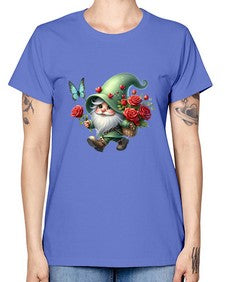 gnome with butterfly 24# - gnome -  Missy T-Shirt