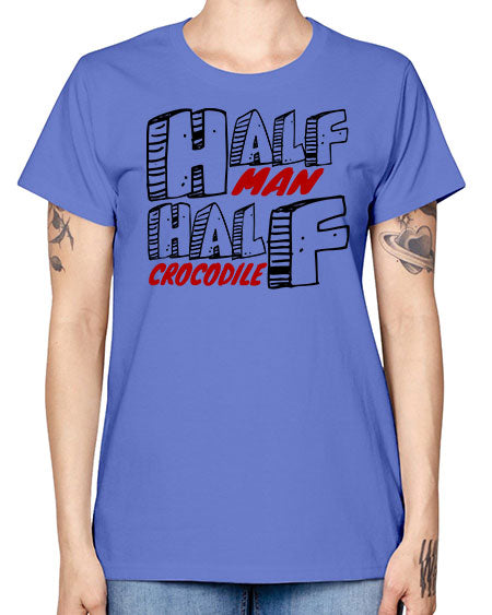 half man half crocodile - alligator -  Missy T-Shirt