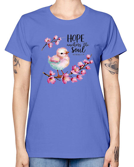 hope anchors the soul 41# - birds -  Missy T-Shirt