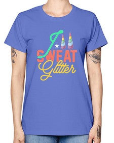 i sweat glitter 190# - unicorn -  Missy T-Shirt
