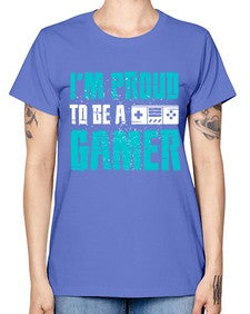 im proud to be a gamer 121# - video games -  Missy T-Shirt