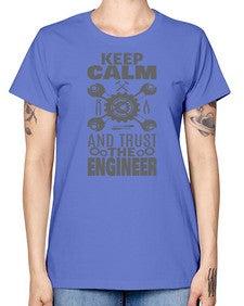 keep calm and trust the engineer 1023# - engineer -  Missy T-Shirt