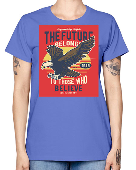 legendary eagle 55# - birds -  Missy T-Shirt