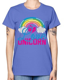 love unicorn 273# - unicorn -  Missy T-Shirt