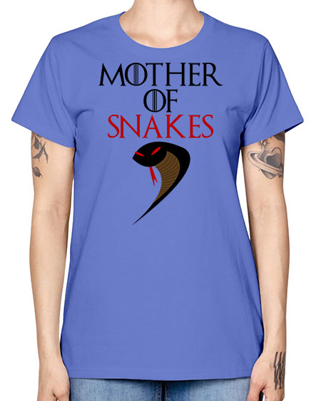 mother of snakes - snake -  Missy T-Shirt
