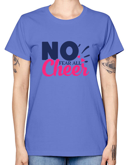 no fear all cheer 1728# - cheer -  Missy T-Shirt